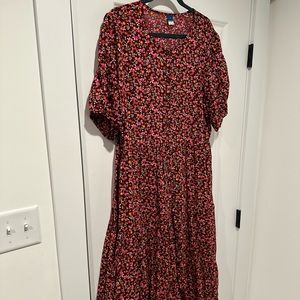 Floral multi color dress in size xl